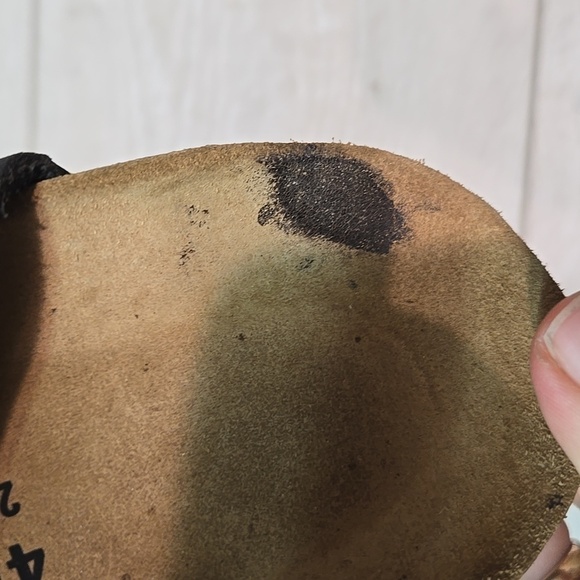 Aerothotic Women Florida Leather sandal slide flats shoes sz 40/9 - Picture 7 of 13